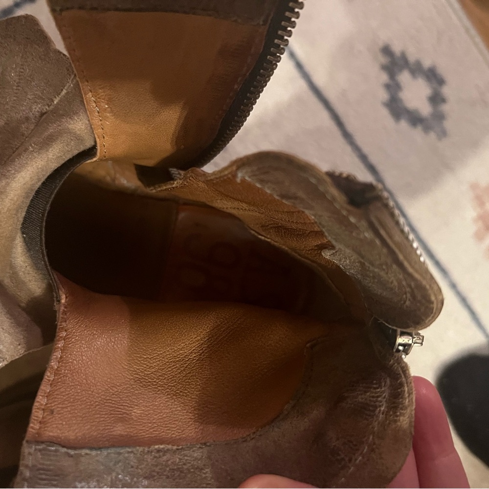 Brown Leather Ankle Boots - Picture 6 of 12